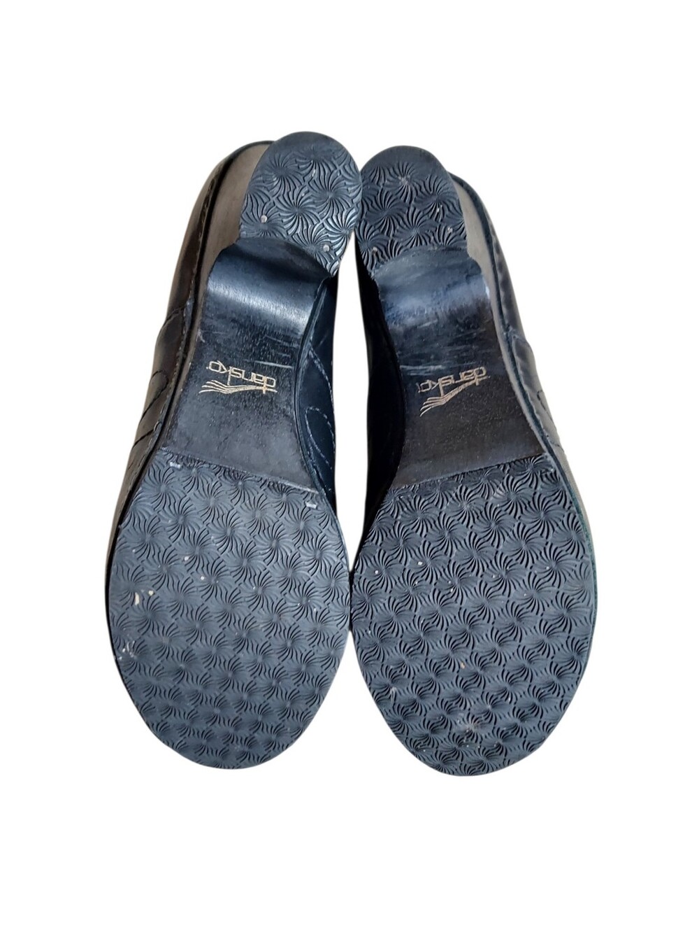 Classic Dansko Rory black leather Mary Jane clog heels in size US 7 - Picture 8 of 12